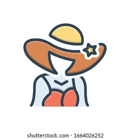 Vector colorful illustration icon for newfangled