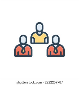 Vector colorful illustration icon for odds
