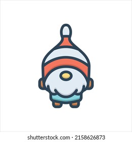 Vector colorful illustration icon for  patrick