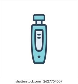 Vector colorful illustration icon for perfume