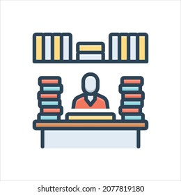 Vector colorful illustration icon for plenty