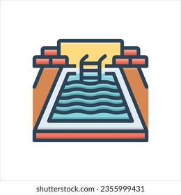 Icono de ilustración de color vectorial para el grupo