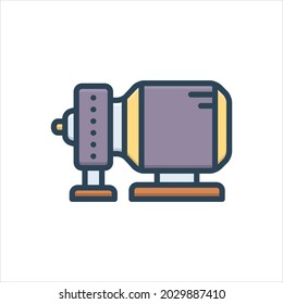 Vector colorful illustration icon for pump