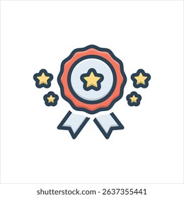 Vector colorful illustration icon for quality assurance