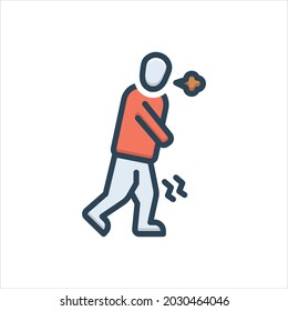 Vector colorful illustration icon for ran