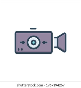 Icono de ilustración de color vectorial para registro