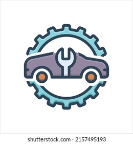Vector colorful illustration icon for reforms