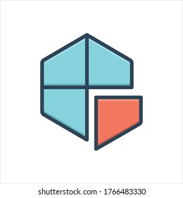 Icono de ilustración de color vectorial para la sección