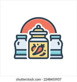 Icono de ilustración de color vectorial para seguro