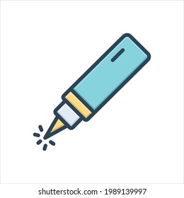 Vector colorful illustration icon for sharp