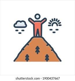 Icono de ilustración de color vectorial para