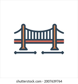 Vector colorful illustration icon for  span
