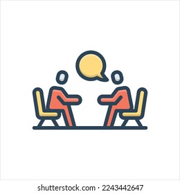 Vector colorful illustration icon for specifies