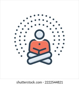 Vector colorful illustration icon for spirits