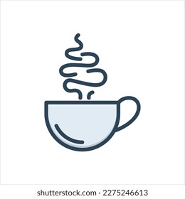 Vector colorful illustration icon for steam