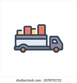 Vector colorful illustration icon for sufficiently