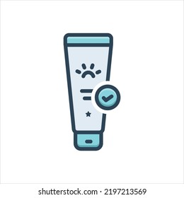 Vector colorful illustration icon for suitable