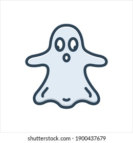 Vector colorful illustration icon for thriller