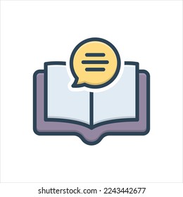 Vektorfarbiges Illustrationssymbol für das Thema 