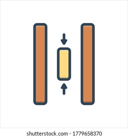 Vector colorful illustration icon for within