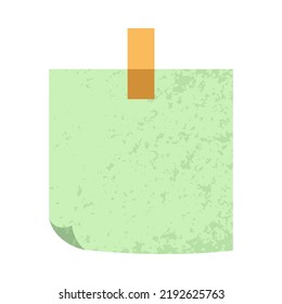 Vector colorful illustration Set of Paper Note isolated on white background