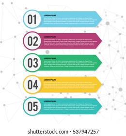 Vector colorful info graphics