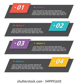 Vector colorful info graphics