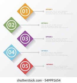 Vector colorful info graphics