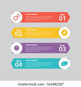 Vector colorful info graphics
