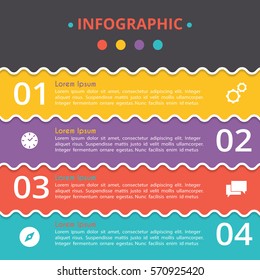 Vector colorful info graphics