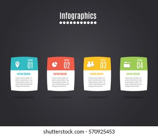 Vector colorful info graphics