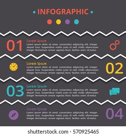 Vector colorful info graphics