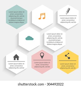 Vector colorful info graphics for your business presentations. Can be used for info graphics, graphic or website layout vector, numbered banners, diagram, horizontal cutout lines, web design.
