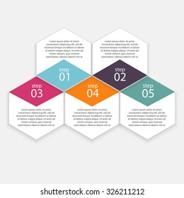 Vector colorful info graphics for your business presentations. Can be used for info graphics, graphic or website layout vector, numbered banners, diagram, horizontal cutout lines, web design.
