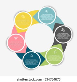 Vector colorful info graphics for your business presentations. Can be used for info graphics, graphic or website layout vector, numbered banners, diagram, horizontal cutout lines, web design.