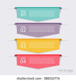Vector colorful info graphics for your business presentations. 