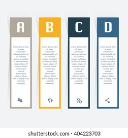 Vector colorful info graphics for your business presentations. Can be used for info graphics, graphic or website layout vector, numbered banners, diagram, horizontal cutout lines, web design.