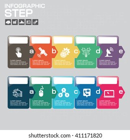 Vector colorful info graphics for your business presentations. Can be used for info graphics, graphic or website layout vector, numbered banners, diagram, horizontal cutout lines, web design.