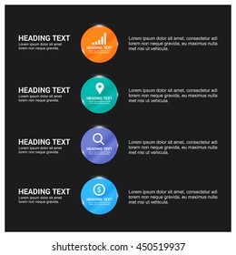 Vector colorful info graphics for your business presentations. Can be used for info graphics, graphic or website layout vector, numbered banners, diagram, horizontal cutout lines, web design.