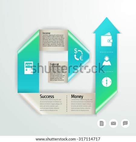 Vector colorful info graphics for your business presentations. Can be used for info graphics, graphic or website layout vector, numbered banners, diagram, web design.