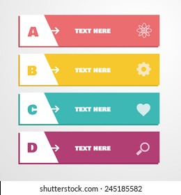 Vector colorful infographic