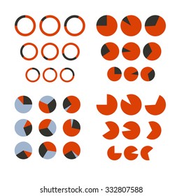vector colorful infographics for presentations. can be used for business, marketing template charts and graphics. metaball identity branding backdrop