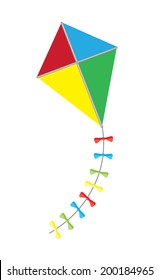 vector colorful kite