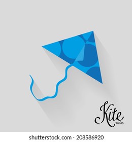 Vector Colorful Kite Isolated On Background
