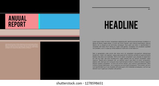 Vector Colorful Layout  Design Template for Brochure  website  and Company Profile