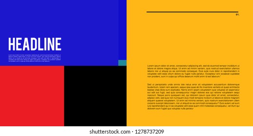 Vector Colorful Layout  Design Template for Brochure website  and Company Profile.