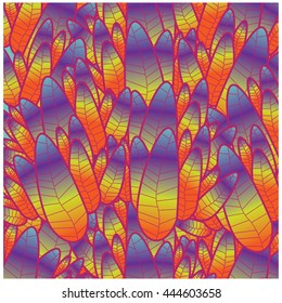 Vector colorful leaves background pattern design and illustration