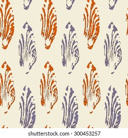 vector colorful leaves seamless pattern. It can be used for fabric design, wrapping paper, wallpaper, cover, card.