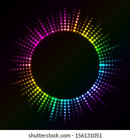 Vector colorful lights