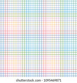 vector Colorful line Abstract seamless pattern on white background